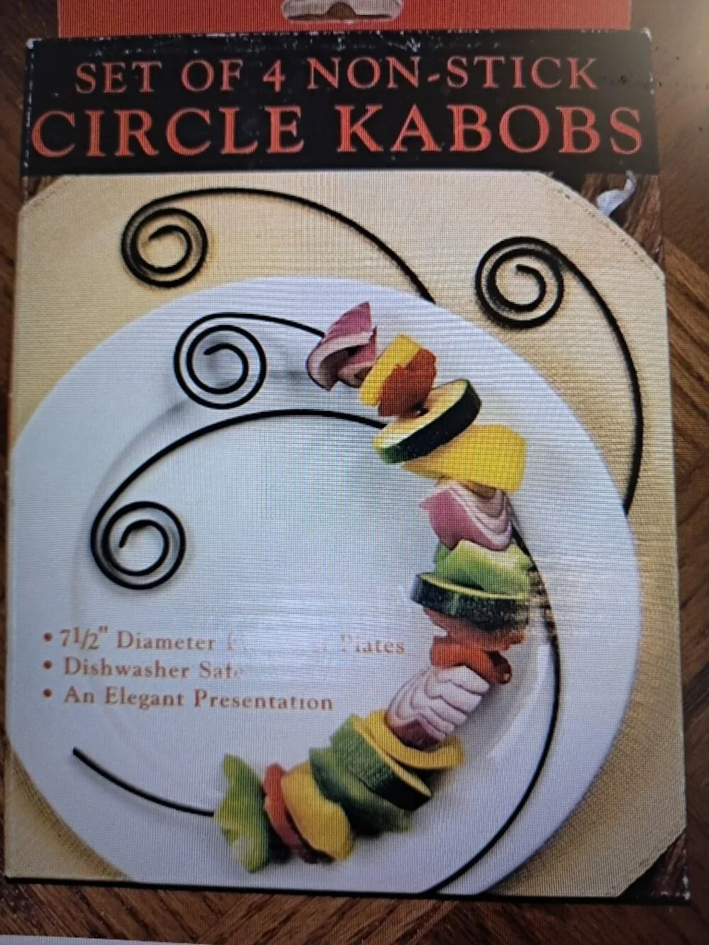 NIB Charcoal Champion Circle Kabobs Set of 4
